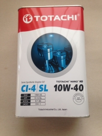 Масло моторное TOTACHI NIRO HD Semi-Synthetic API CI-4/SL 10W-40 4л