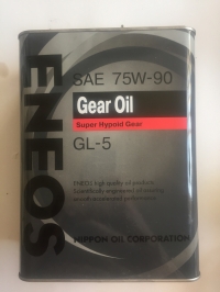 Трансмиссионное масло ENEOS 75W90 GEAR GL-5, 4 л