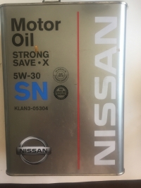масло для двигателей NISSAN 5W-30 SN